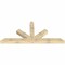 Ekena Millwork Saratoga Rough Sawn Timber Gable Bracket, Douglas Fir, 96"W x 44"H x 6"D x 6"F, 11/12 Pitch GBW096X44X0606SAR00RDF - alternate 3